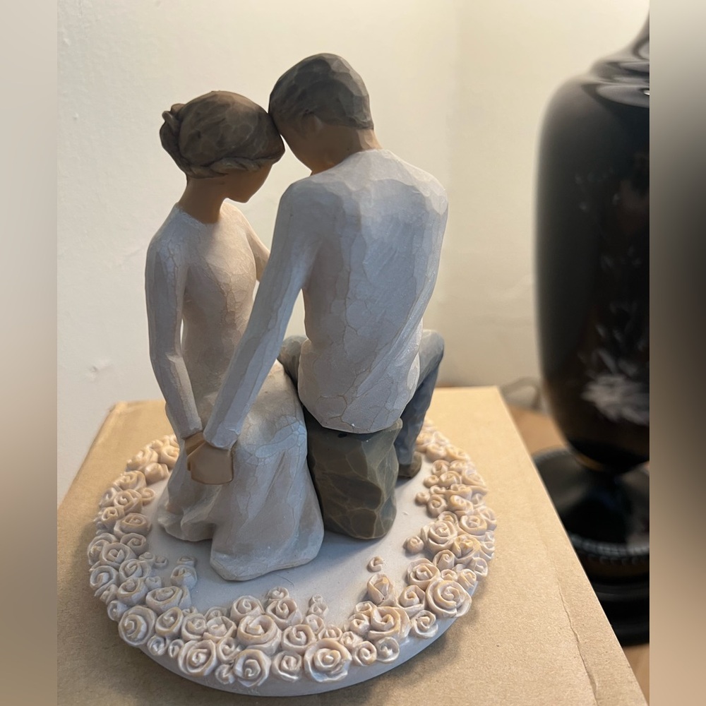 Willow Tree “Around You” cake topper. In box, never used.
